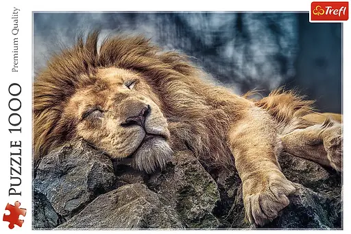 Пазл Сплячий лев - 1000 шт. TREFL 10447 - фото 3