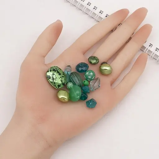 Декоративні намистинки для творчості Бомбей Dom Busin УТ100014221 в упаковці 110 шт - фото 5