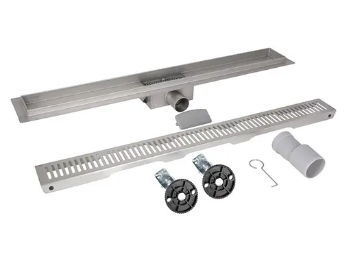 Линейный трап Qtap Taurus FA900 из нержавеющей стали, с сухим затвором QTTAUFA900 - фото 3