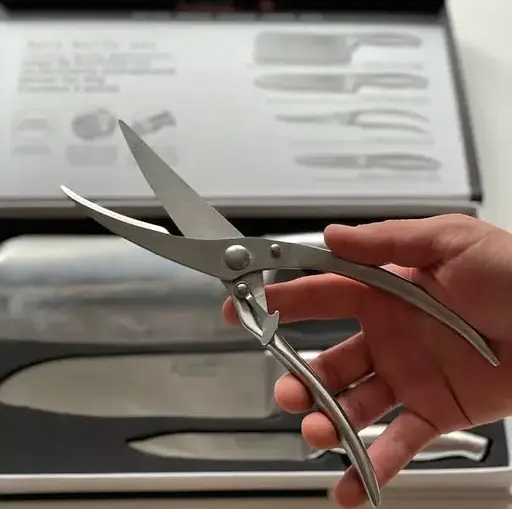 Очень качественный универсальный набор стальных ножей для кухни Zepter 4 pcs knife set кухонные ножи - фото 3