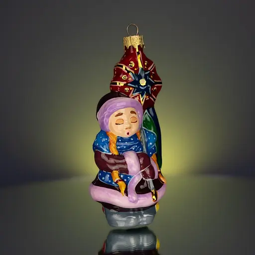 Ялинкова прикраса Різдвяні історії Колядниця Марійка скло (4820001045369) - фото 3