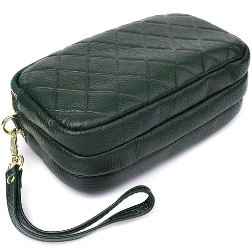 Кожаная сумка Vintage на три отделения для женщин 19х12х6.5 см sum0027599 - фото 6