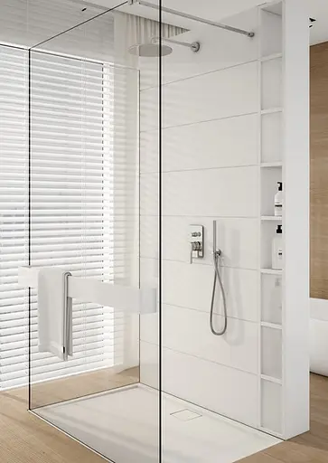 Душова система Kohlman Texen 40 chrome + BOX прихованого монтажу QW210TR40, Хром - фото 2