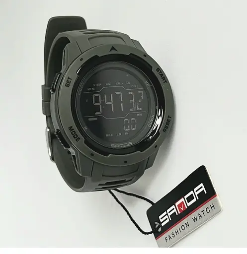 Тактические часы North Edge Mars Pro Black 5Bar Зеленый - фото 7