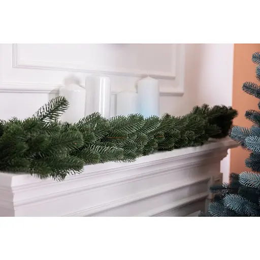 Штучна хвойна гірлянда 2 м зелена лита реалістична Преміум Lugi TD-BRNCHGR2