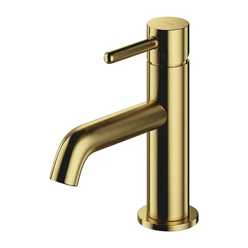 Смеситель для умывальника Omnires Y brushed brass Y1210NBSB Золотой - фото 1