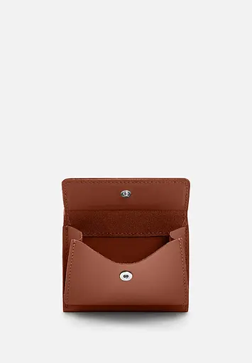 Кожаный кошелек Trinity темно-коричневый краст - фото 5