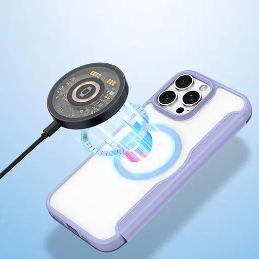 Чохол-книжка Dux Ducis Skin X Pro with MagSafe для Apple iPhone 16 Pro 6.3 Purple - фото 5