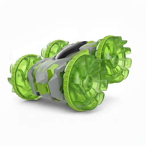 Радиоуправляемая машина-оборотень LH-C 086-3-02, управление из браслета и пульта 2.4GHz, аккумулятор 3.7V, Зеленая