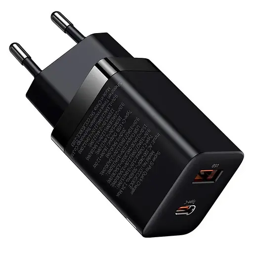 СЗУ Baseus Super Si Pro Quick Charger 30W (1USB-A/1C) (CCSUPP-E) - фото 3