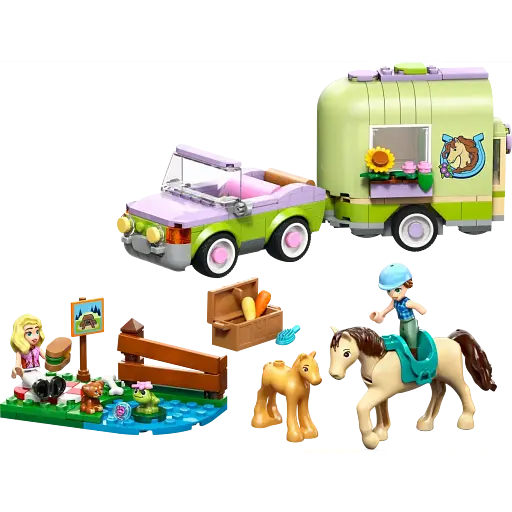 Конструктор LEGO Friends Прицеп для коня и жеребенка 279 (42695) - фото 3