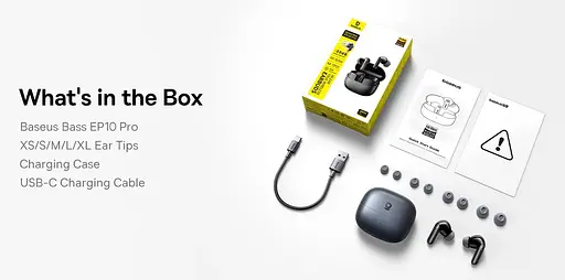 Навушники бездротові Baseus EP10 Pro ANC LDAC чорні - фото 8
