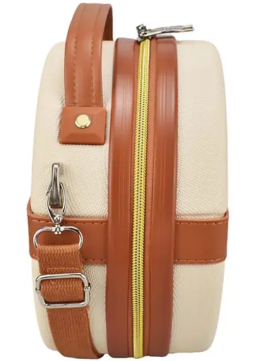 Бьюті-кейс Semi Line 5L Ecru/Brown (T5670-1) (DAS302665) - фото 5