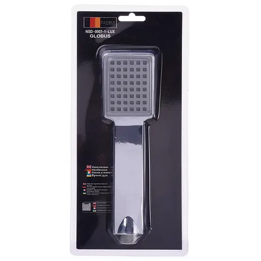 Ручной душ Globus Lux NSD-0007-1-LUX Blister, Хром - фото 1