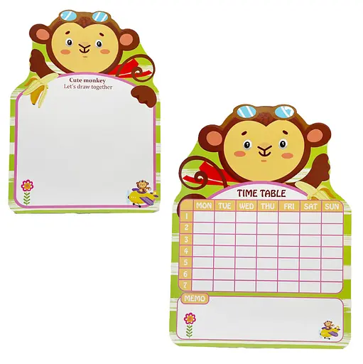 Досточка для рисования "Обезьяна" Bambi TD2023136-3 маркер в комплекте 21-27 см - фото 1