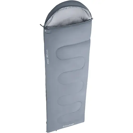 Спальный мешок KingCamp Oasis 250 Comf +12°C / Lim +7°C / Extr -3°C Mediumgrey