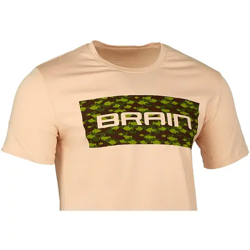 Футболка Brain 2022 S Beige - фото 3
