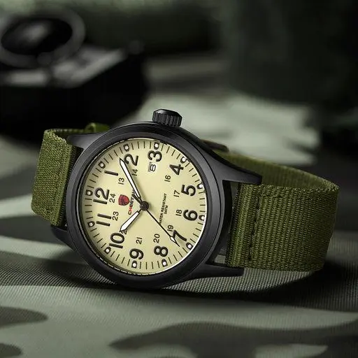 Чоловічий тактичний наручний годинник Cheetah Command (Зелений) - фото 7