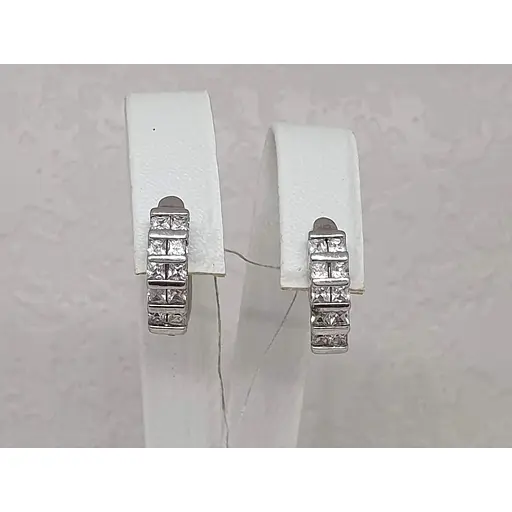 Серебряные серьги Гранд Стиль с фианитами. С2141 - фото 4