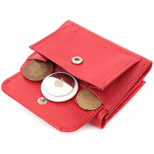 Кожаный женский кошелек ST Leather 9.5х7.5х2 см acs0029443 - фото 9