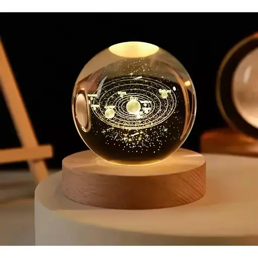 Світильник нічник 3D з LED підсвічуванням на тумбочку в спальню для дітей на подарунок - фото 2