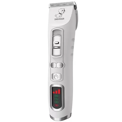 Машинка для стрижки животных аккумуляторная SMEHNSER D3 (Белый)