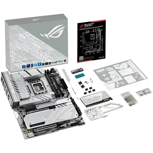 Материнська плата Asus ROG Maximus Z890 APEX s1851 Z890 2xDDR5 M.2 Thunderbolt DP Wi-Fi BT ATX білий - фото 2