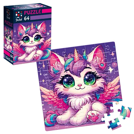 Пазли De.tail Казкове кошеня, 64 деталі, DT1234-20
