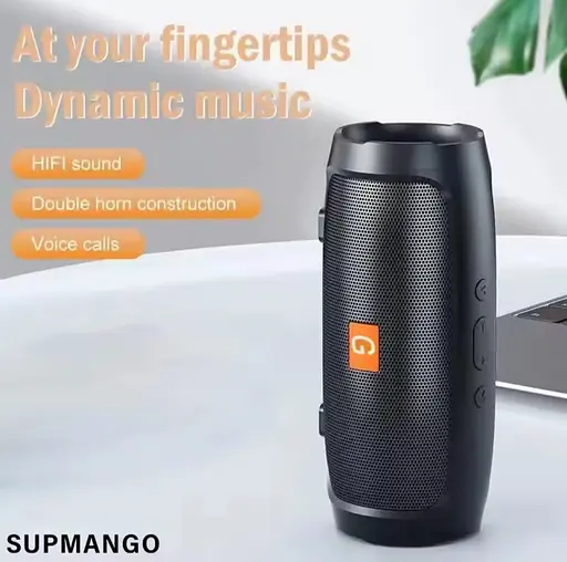 Портативна бездротова блютуз Bluetooth колонка Supmango з ФМ радіо - фото 8