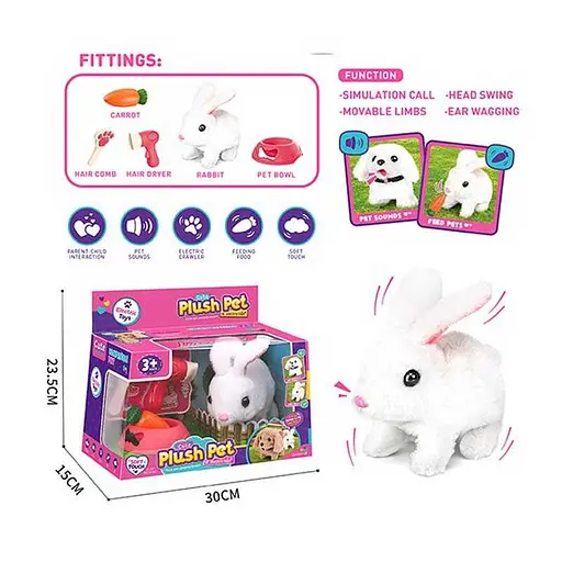 Любимец Кролик, LK006A, с аксессуарами - фото 2