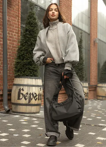 Женская сумка Sambag Dart черная 32 х 25 х 13 см (90321064) - фото 4