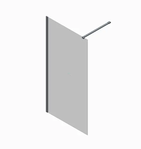 Душова перегородка Koer SR SP01-90x200-TR-01 Walk-In прозоре скло Easy Clean 8 мм, хром KR5392, прозоре, хром - фото 10