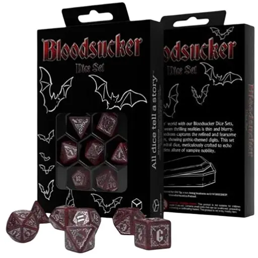 Набір кубиків Bloodsucker Dice Set: Scarlet , 7 шт. (SBSU02) - фото 1