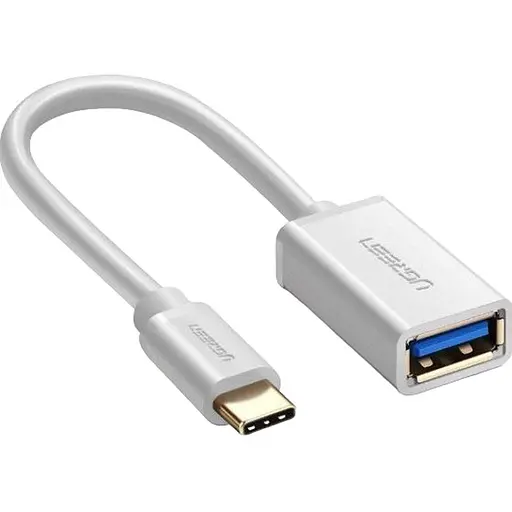 Перехідник Ugreen US154 USB-C to USB-A OTG 12 см White (30702) [91955]