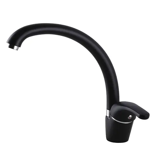 Смеситель для кухни Globus Lux GLSO-0203S-10-BB Черный матовый - фото 2