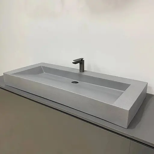 Умивальник VBI Vieste 120 grey matt накладний VBI-016803, Сірий - фото 1