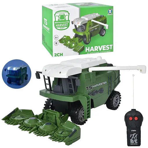 Комбайн на радиоуправлении, 25 см, 22,5x15,5x12,5 см, CR1925-1 (В ассортименте)