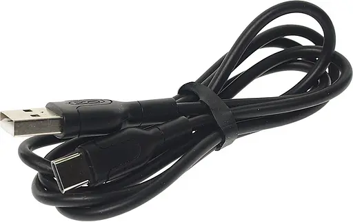 Кабель Xo NB212 USB-A - USB-C (USB - Type-C) 1 метр чорний - фото 1