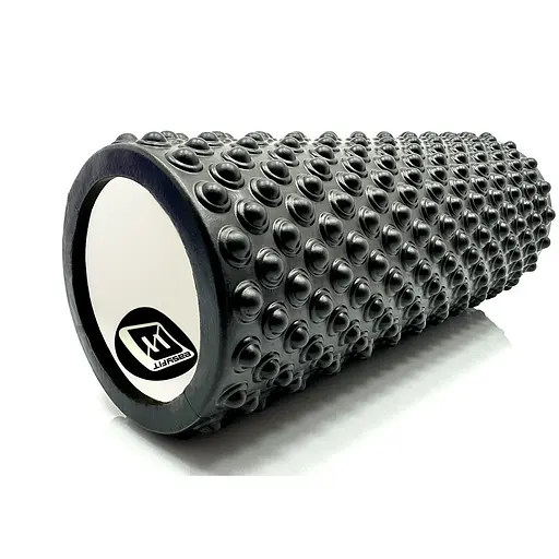 Массажный ролик EasyFit Grid Roller Light 33 см Черный (EF-2016-BK) - фото 1