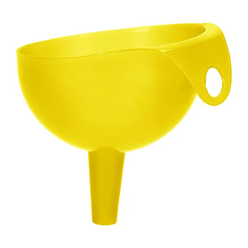 Лейка сливная воронка пластмассовая на банку, Kitchette Желтый 84667 - фото 4