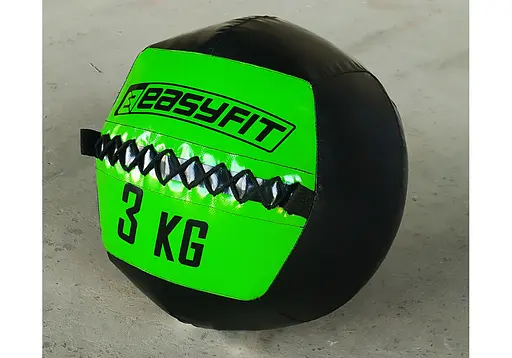 Медицинский мяч EasyFit Wall Ball медбол, волболл 3 кг (EF-WB-03) - фото 3