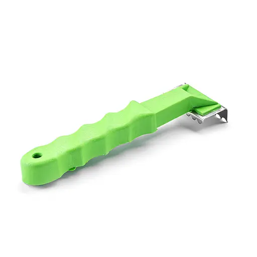 Рибочистка шкребок для рибної луски із пластиковою ручкою 15.5 см, Kitchette Салатовий 83651 - фото 2