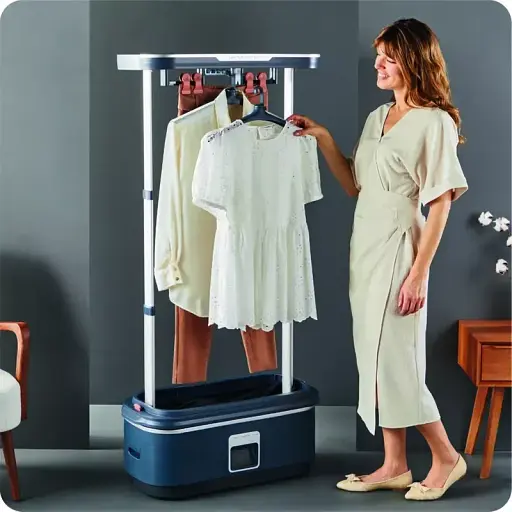 Автоматический паровой шкаф Tefal Care For You First синий 1500 Вт (YT2020E0) - фото 8