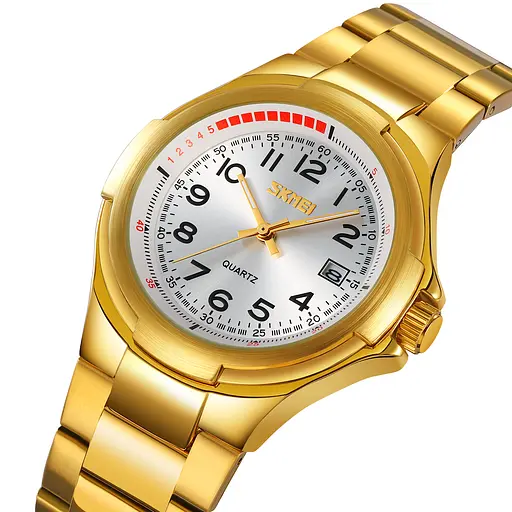 Наручний годинник чоловічий 9320GDSI Gold-Silver Skmei acs0030920 - фото 2