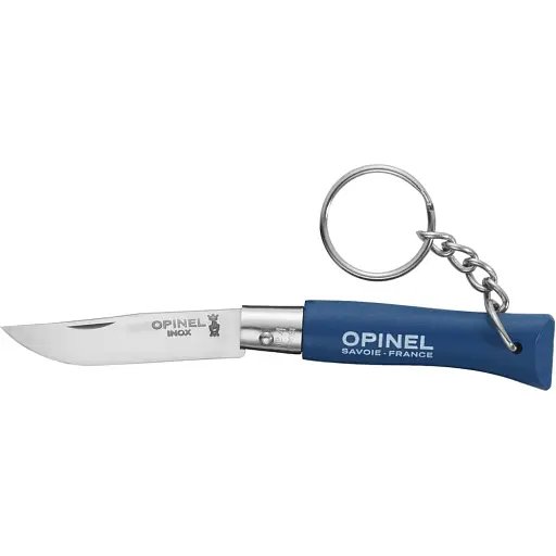 Нож Opinel Keychain №4 VRI Inox. Цвет – синий