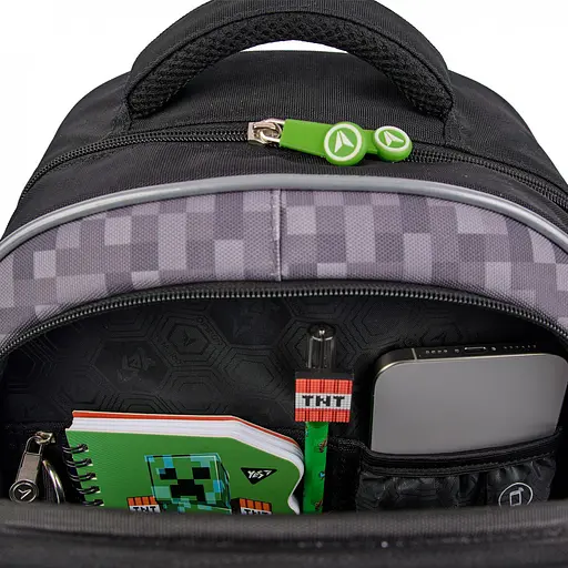 Рюкзак шкільний напівкаркасний YES Minecraft World S-91 - фото 9