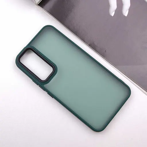 Чохол Epik TPU+PC Lyon Frosted для Samsung Galaxy A35 Green - фото 2