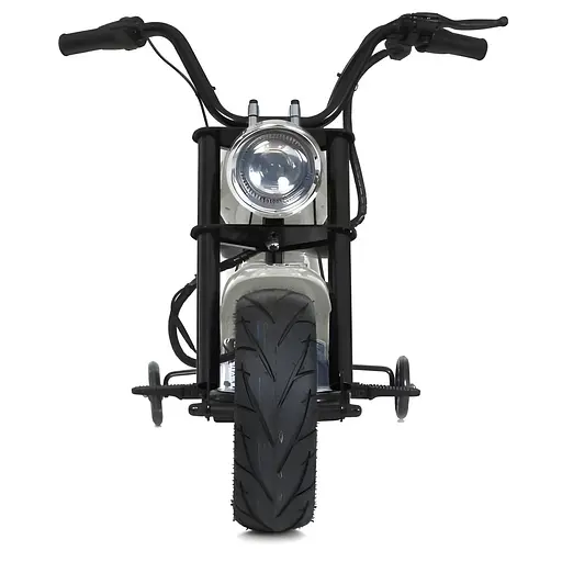 Електромобіль дитячий Мотоцикл M 6016AL-11 36V USB Bluetooth TF шкіра сірий - фото 6