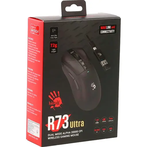 Миша Bloody R73 Ultra Black [135499] - фото 12