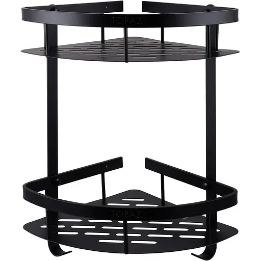 Полка двойная угловая Topaz TKB-9902-BL, Хром - фото 1